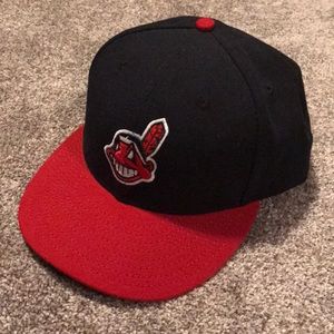 Cleveland Indians Official On-Field Fitted Hat